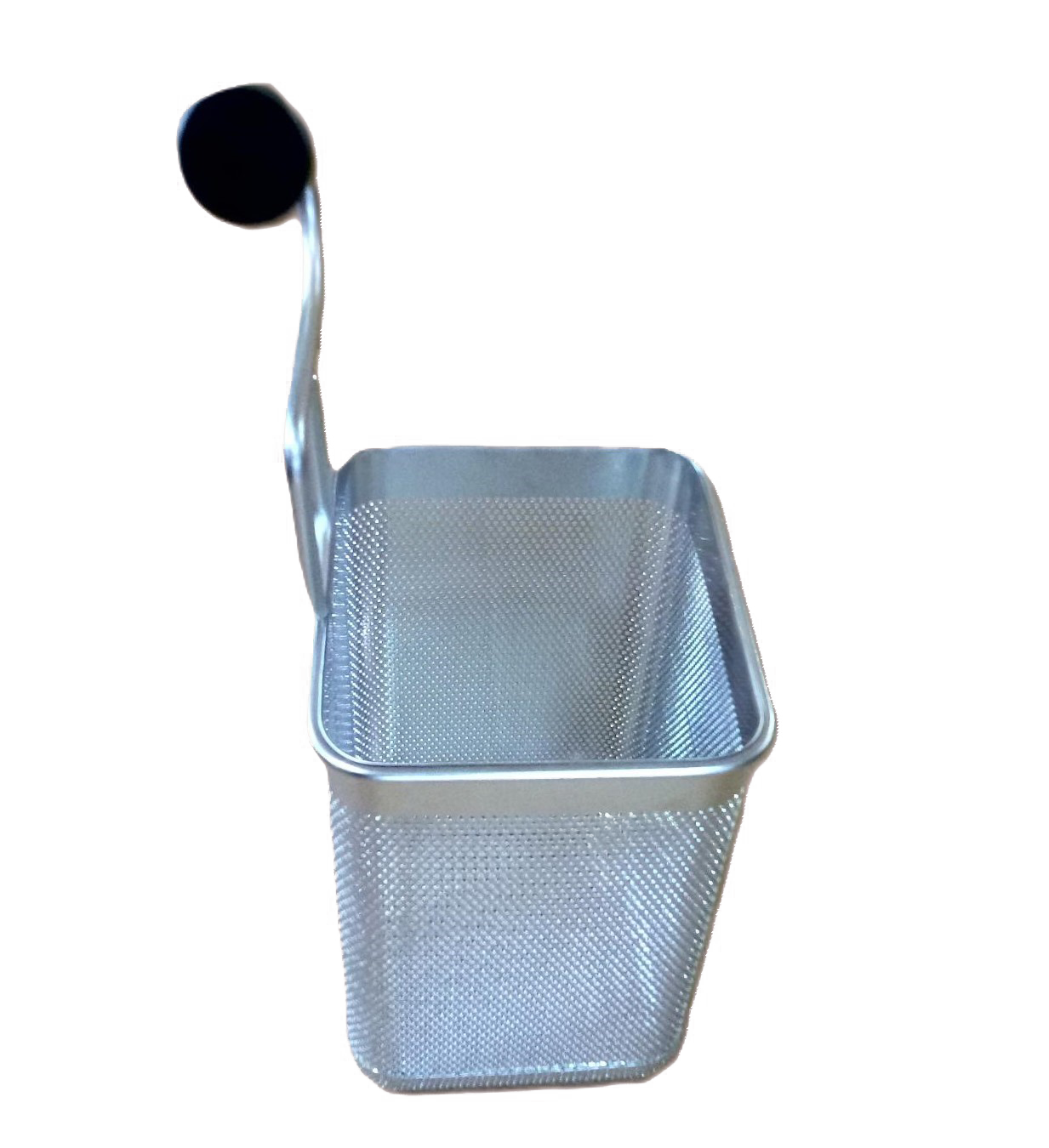 Pasta Cooker Rectangular Basket with Left Handle, Sixth Size 1/6, Left