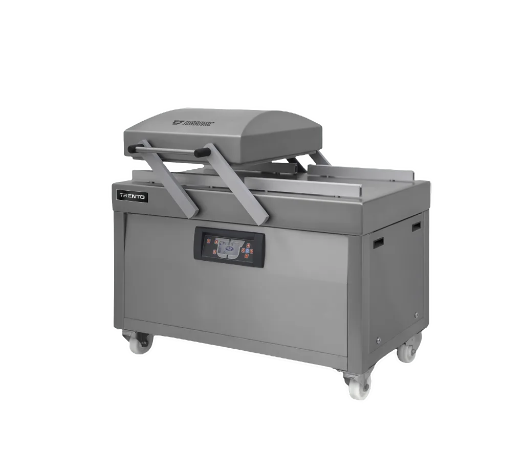 Turbovac L30 Heavy-Duty Double Chamber Vacuum Packaging Machine with 4 X 32″ Seal Length and 160 m3 Vacuum Pump