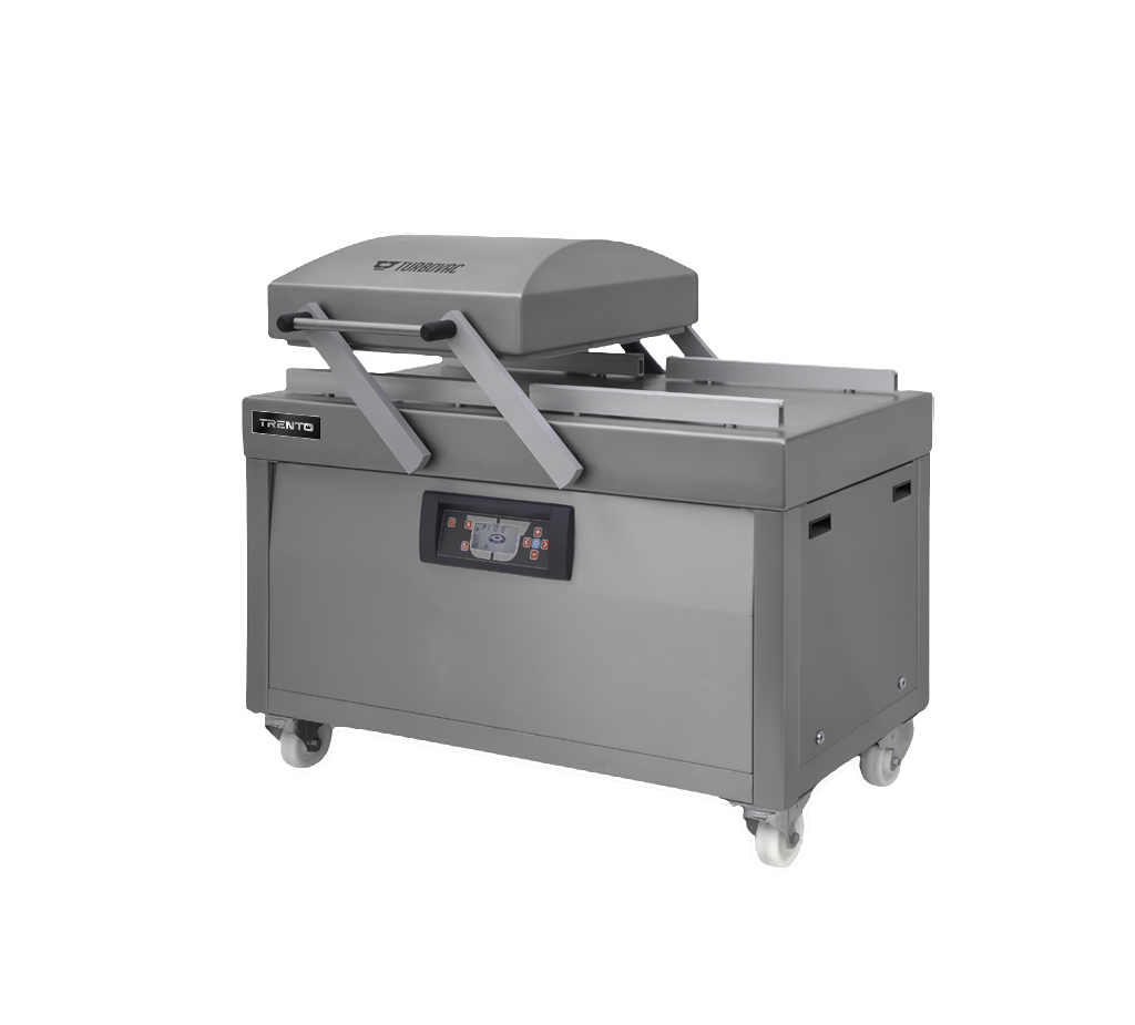 Turbovac L10 Heavy-Duty Double Chamber Vacuum Packaging Machine with 4 x 24" Seal Length and 100 m3 Vacuum Pump