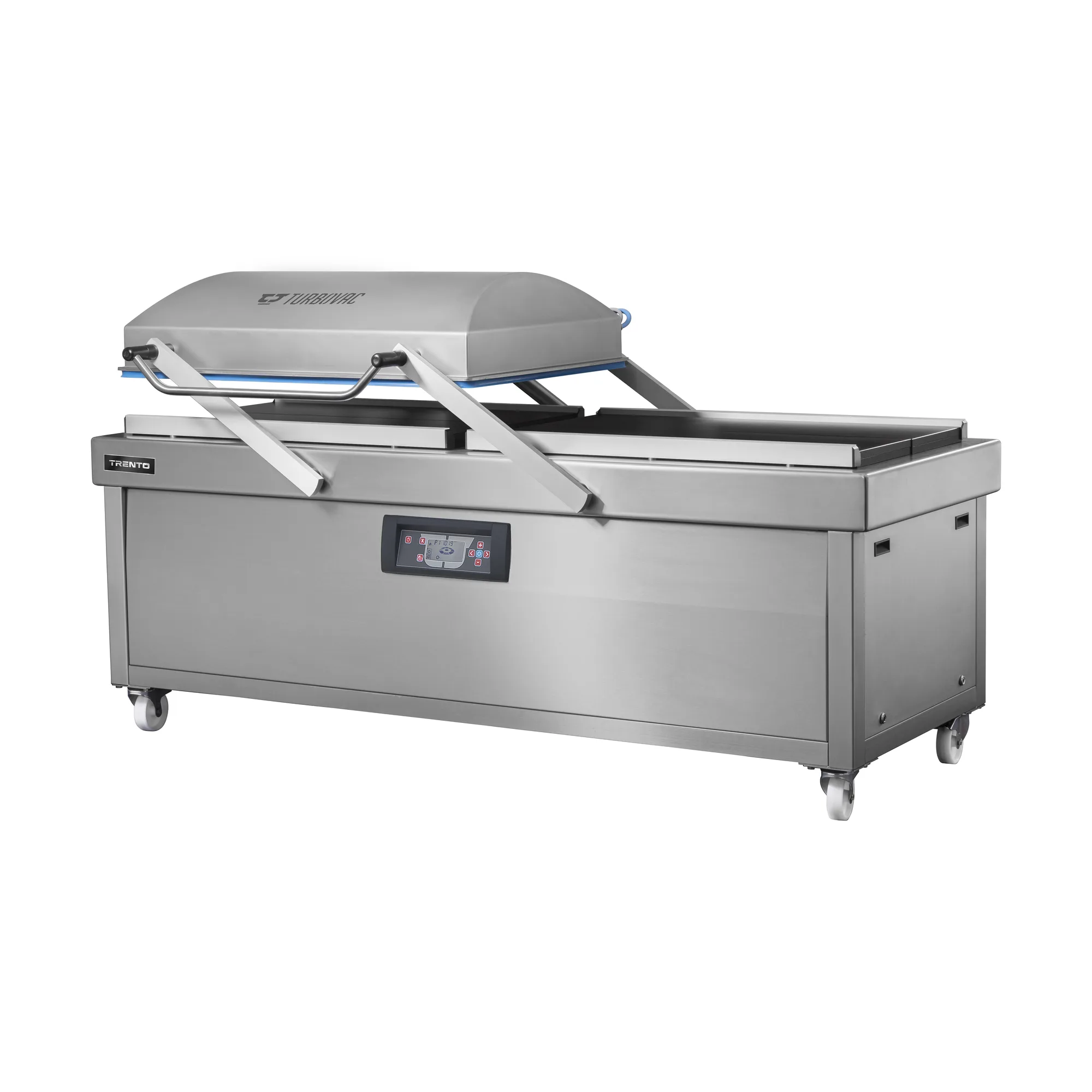Turbovac L50 Heavy-Duty Double Chamber Vacuum Packaging Machine with 4 x 44" Seal Length and 160 m3 Vacuum Pump