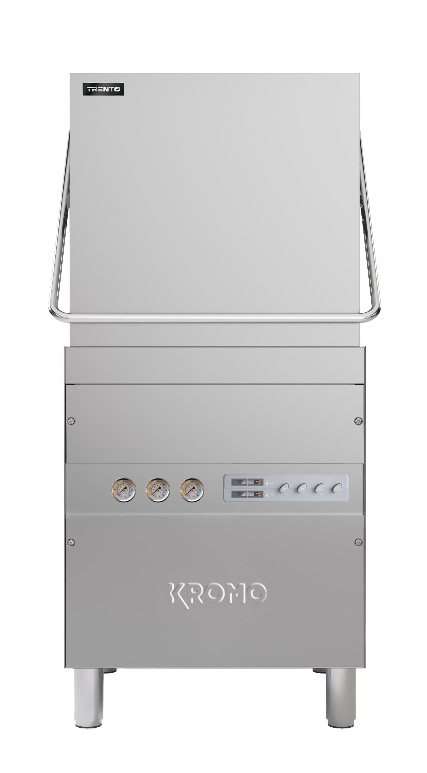 Kromo Hood-110-USA Upright High-Temperature Dishwasher | Trento – 220-240V, 1 Ph, 10.92 kW