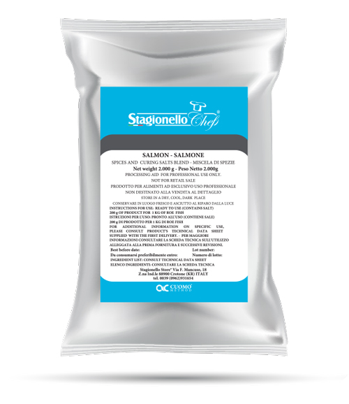 Curing Salts and Spice Blend for Salmon 2kg/Bag