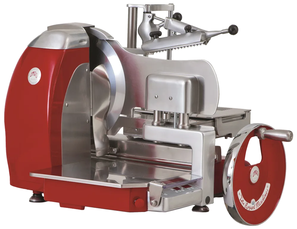Omas 14.5″ Volano Automatic Meat Slicer Standard Flywheel | Trento – 120 V, 1 HP
